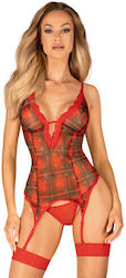 Corset Секси корсети Червен