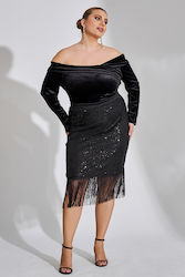 Velvet Frauen Bodysuit Schwarz