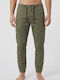 Herrenhosen Cargo Elastisch in Schlank Passform Khaki
