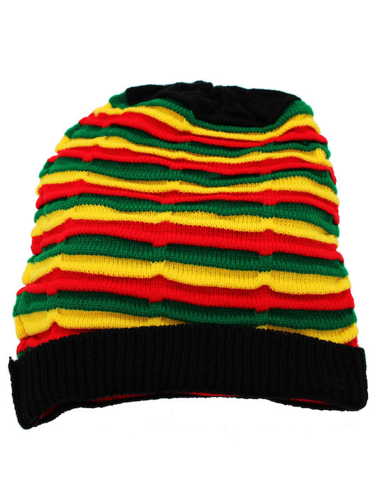 Beanie Unisex Σκούφος Πλεκτός σε Μαύρο χρώμα