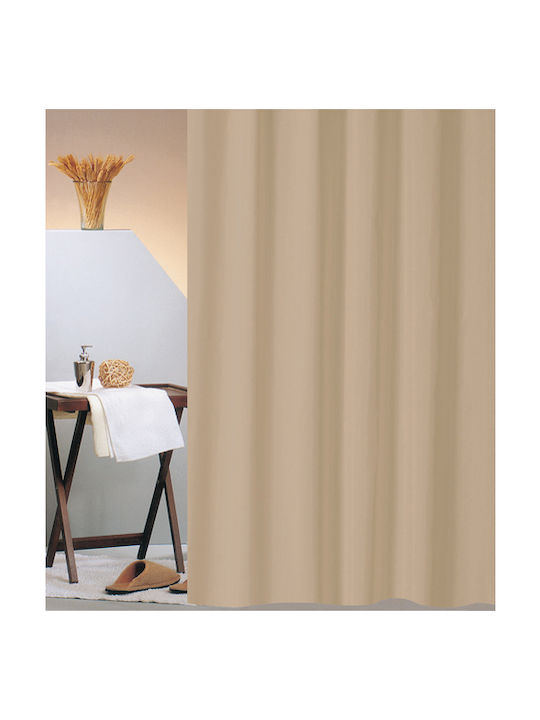 Import Hellas Rigone Κουρτίνα Μπάνιου 180x200cm Λευκή