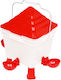 Automatic Metal Watering Can for Birds with Capacity 8lt 38x24x23.5cm.