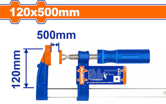 Wadfow WCP2123 Clamp Type "F" Maximum Opening 500mm