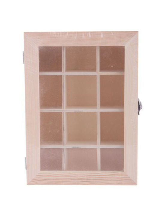ForHome Διακοσμητικό Κουτί Ξύλινο 22x16x5.5cm