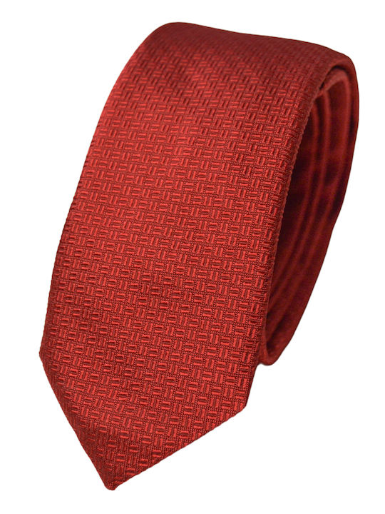 Hugo Boss Men's Tie Silk Printed in Red Color