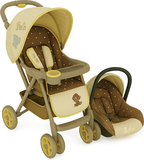 Beboulino Bello 2 in 1 Baby Stroller Suitable for Newborn Dog & Cats 9.5kg