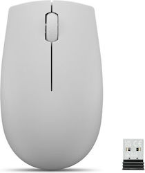 Lenovo 300 Wireless Compact Mouse Ασύρματο Mini Ποντίκι Arctic Grey