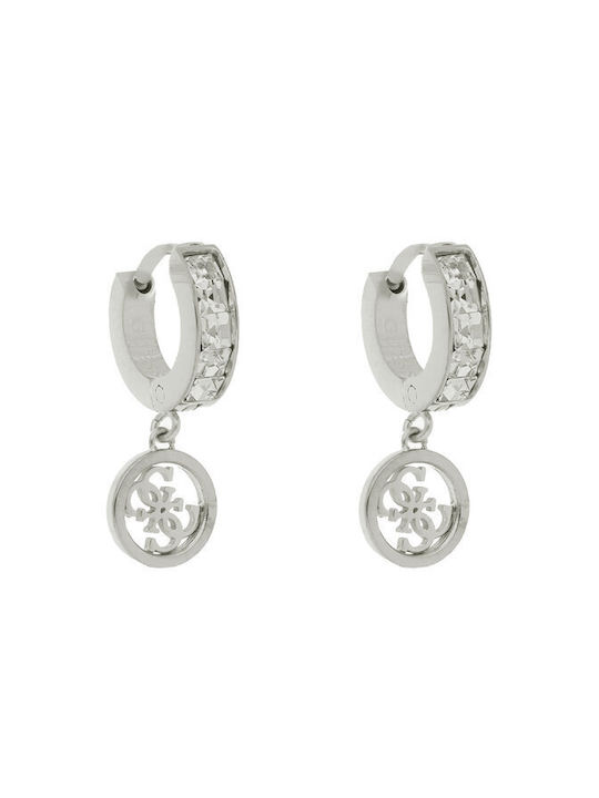 Guess Huggie Me Earrings made of Silver