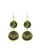 Antwnakakis Earrings made of Silver Gold Plated