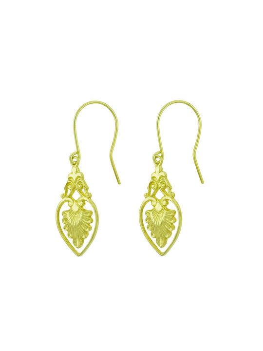 Antwnakakis Earrings made of Silver Gold Plated