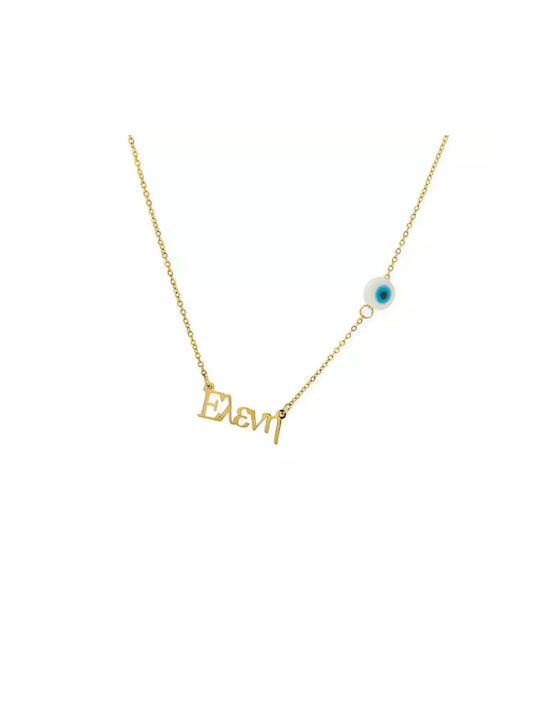 Necklace Name Gold Plated