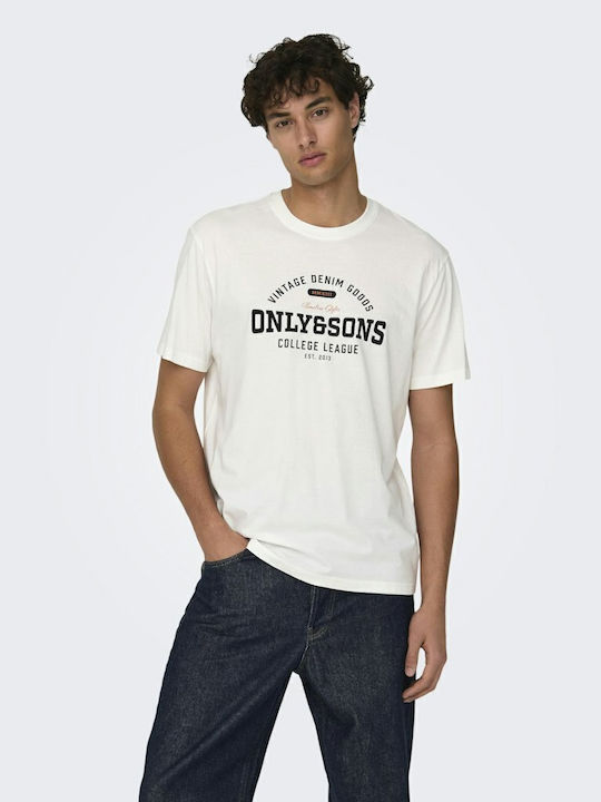 Only & Sons Cloud Dancer Tricou Dansatorul de nori