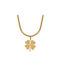 Necklace from Gold Plated Steel