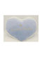 Natural Home Crib Decorative Pillow Sweet Baby Heart Light Blue
