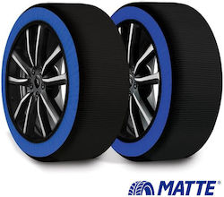 Matte Easy-Go Series XLarge Αντιολισθητικές Χιονοκουβέρτες για Επιβατικό Αυτοκίνητο 2τμχ