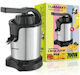 Jamaky Elektrischer Entsafter 700W mit einer Kapazität von 300ml Edelstahl Schwarz