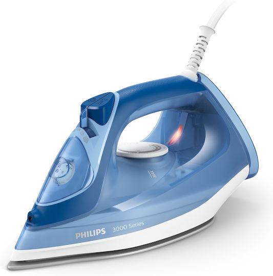 Philips Series 3000 Σίδερο Ατμού 2400W με Κεραμική Πλάκα και Συνεχόμενη Παροχή Ατμού 40gr/min