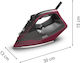 Tefal Express Steam Iron 2400W with Ceramic Plate and Continuous Steam Supply 40g/min