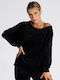 Figl Women's Blouse Long Sleeve Black