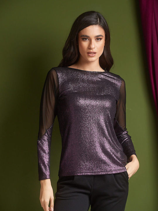 Boutique pentru Femei Bluză Mânecă lungă Purple