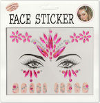 Carnival Body Stickers Face & Nails 10pcs