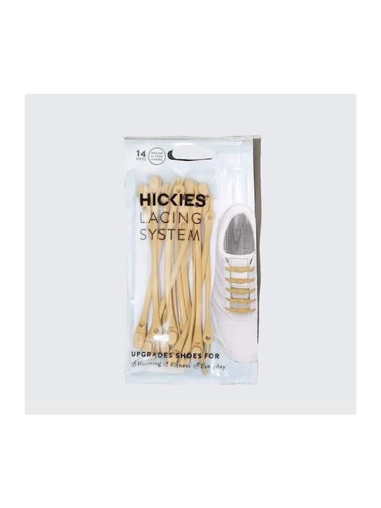 Hickies 2.0 Schnürsenkel Beige 2Stück