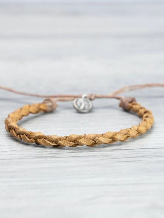 Synchronia Bracelet Macrame made of Leather