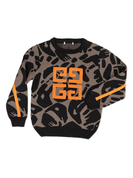 New College Kids Sweater Long Sleeve Charcoal