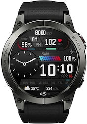 Zeblaze Stratos 3 46mm Smartwatch με Παλμογράφο (Μαύρο)