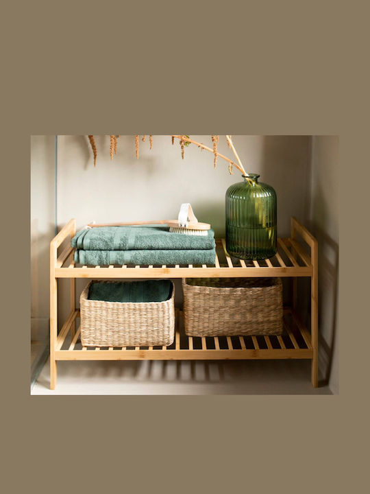 Andrea House Επιτοίχια Ραφιέρα Μπάνιου Bamboo