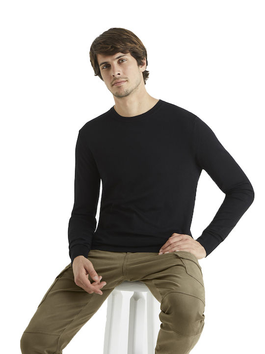 Celio Men's Long Sleeve Sweater Black