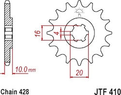 Suzuki Front Sprocket