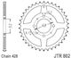 Kawasaki Rear Sprocket for Modenas Kriss for Suzuki Address