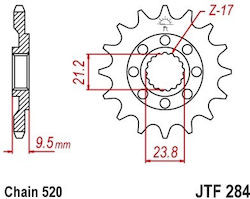 Honda Front Sprocket