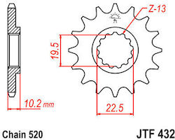 Suzuki Front Sprocket