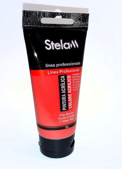 Stelan Set Culori Acrilice Pictură Crimson Red 75ml 1buc