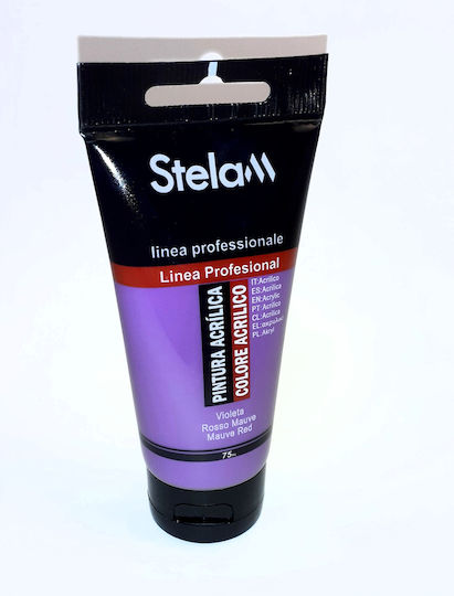 Stelan Acrylic Paint Set Mauve Red 75ml 1pcs