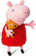 Plush Peppa Pig with Teddy Bear for Ages 3+ 55 cm