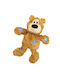 Kong Wild Knots Bear Plush Toy Dog with Sound Medium Beige 1pcs