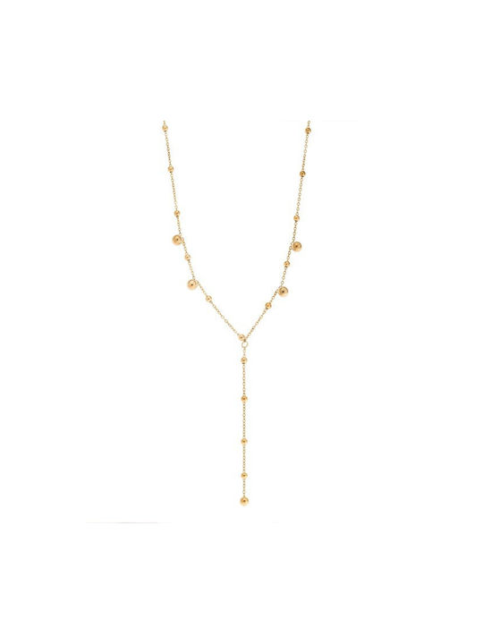 Senza Necklace from Gold Plated Steel