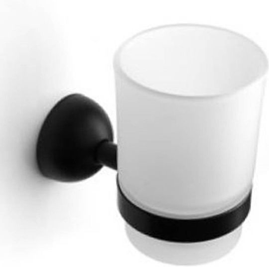 Kapitan Wandmontiert Getränkehalter Glas Schwarz