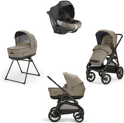 Inglesina Aptica XT Quattro Cab Adjustable 3 in 1 Baby Stroller Suitable for Newborn Tuareg Beige 13.5kg