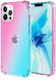 Go Clever Umschlag Rückseite Silikon Hellblau (IPhone13)