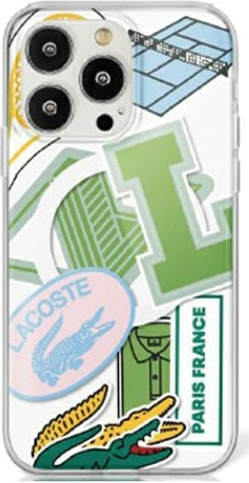 Lacoste Double Layer Patch Magsafe Back Cover Plastic Green (iPhone 15 Pro)