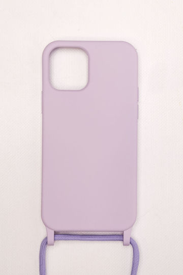 Luigi Back Cover Σιλικόνης Λιλά (IPhone 12ProMax (Apple))