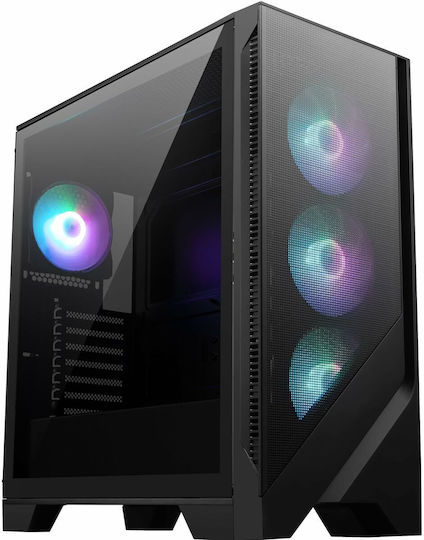 MSI Mag Forge 320R Airflow Gaming Middle Tower Carcasă Calculator cu Fereastră Laterală Negru