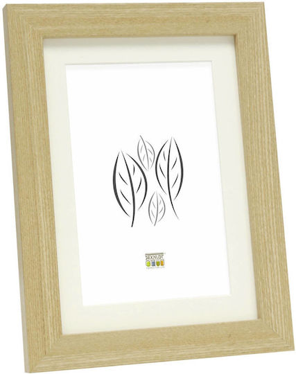 Deknudt Wooden Wall Photo Frame With Beige Frame
