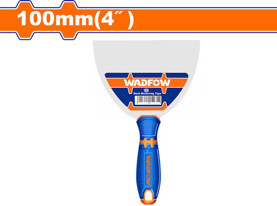 Wadfow Σπάτουλα Inox 100mm με Πλαστική Λαβή WPT1304