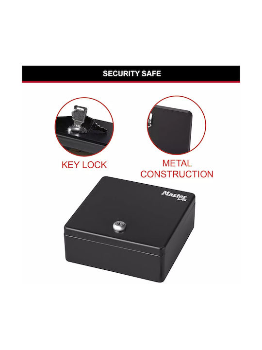 Master Lock Κλειδοθήκη Τοίχου Μεταλλική με Κλειδαριά 17x17x17cm