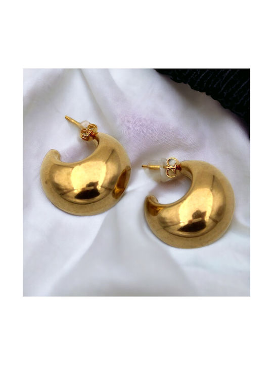 Earrings made of Steel Gold Plated